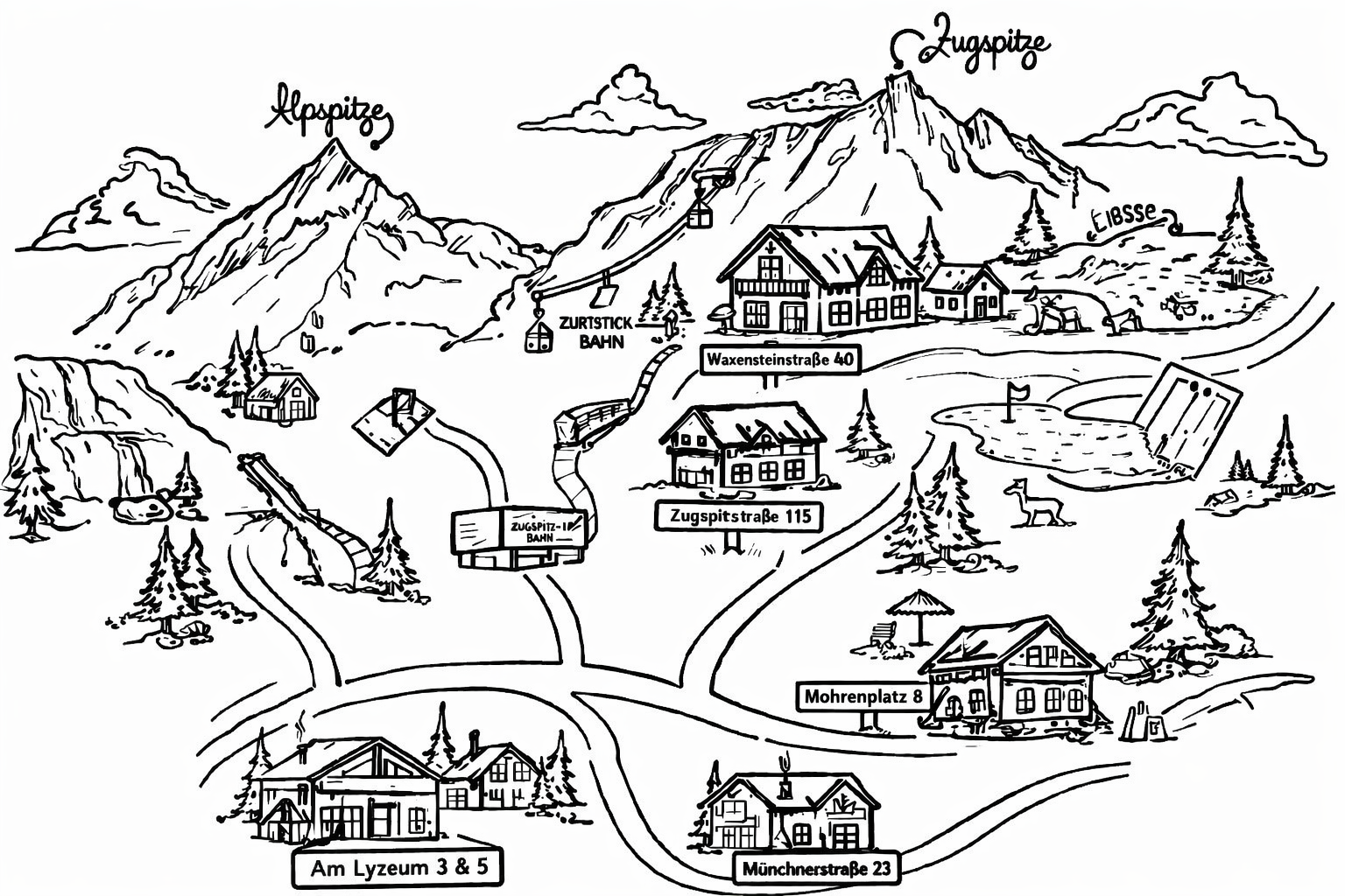 Alpi Apartments Map